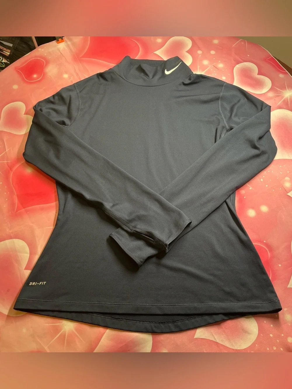 Nike dri-fit mock neck long sleeve